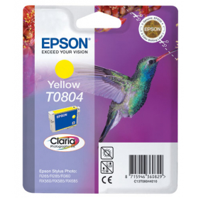 Cartouche EPSON T0804 (Colibri) - Jaune ORIGINE