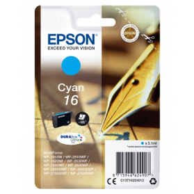 Cartouche EPSON 16 - Cyan ORIGINE