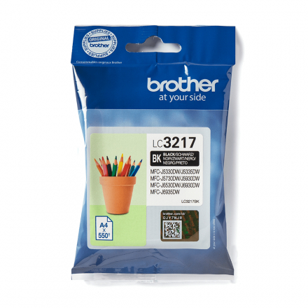 Cartouche BROTHER LC3217BK - Noir ORIGINE