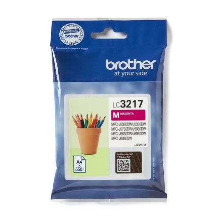 Cartouche BROTHER LC3217M - Magenta ORIGINE