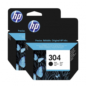 Pack HP 304 x2 - Noir ORIGINE