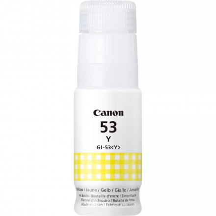 Bouteille CANON GI-53 - Jaune ORIGINE