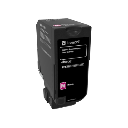 Cartouche de toner LEXMARK 74C20M0 - Magenta ORIGINE