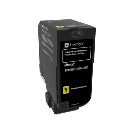 Cartouche de toner LEXMARK 74C2SY0 - Jaune ORIGINE