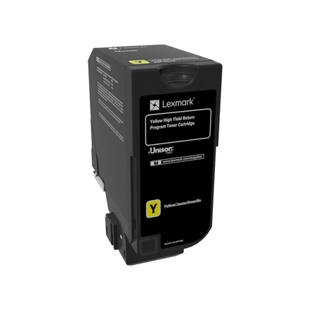 Cartouche de toner LEXMARK 84C2HY0 - Jaune ORIGINE