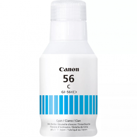 Bouteille CANON GI-56 - Cyan ORIGINE