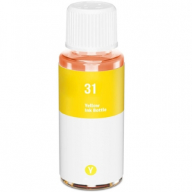 Bouteille HP 31 - Jaune compatible (1VU28AE)