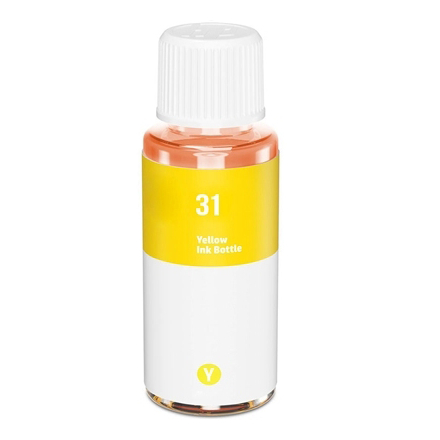 Bouteille HP 31 - Jaune compatible (1VU28AE)