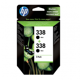 Pack HP 338 x2 - Noir ORIGINE