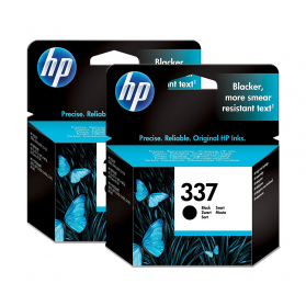 Pack HP 337 x2 - Noir ORIGINE