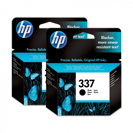 Pack HP 337 x2 - Noir ORIGINE