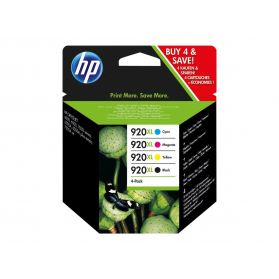 Pack HP 920 XL - 4 cartouches ORIGINE