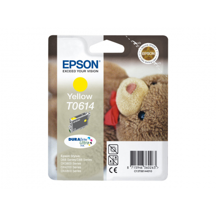 Cartouche EPSON T0612 - Jaune ORIGINE