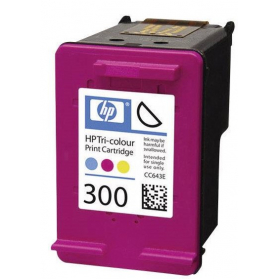 Cartouche HP 300 - 3 couleurs ORIGINE, sans emballage ORIGINE