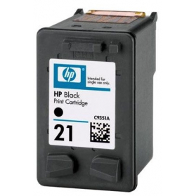 Cartouche HP 21 - Noir, sans emballage ORIGINE