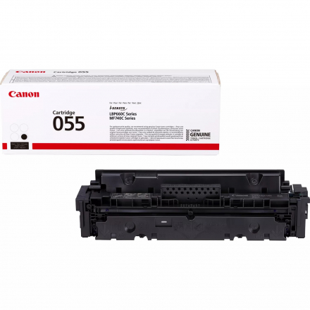 Toner CANON 055 - Noir ORIGINE