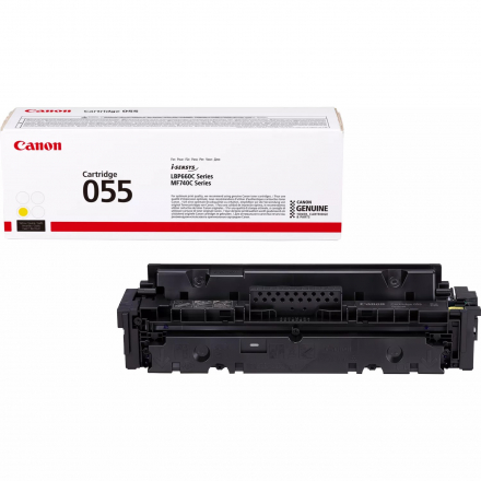 Toner CANON 055 - Jaune ORIGINE