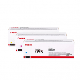 Pack CANON 055 - 3 toners ORIGINE