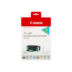 Pack CANON CLI-42 - 8 cartouches ORIGINE