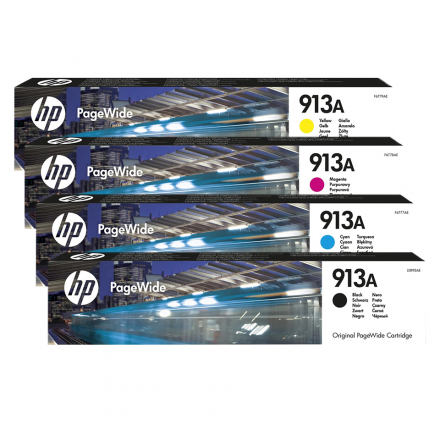 Pack HP 913A - 4 cartouches ORIGINE