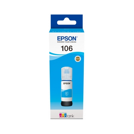 Bouteille EPSON ECOTANK 106 - Cyan ORIGINE