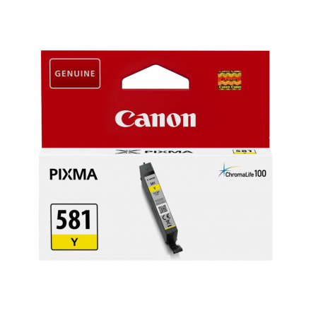 Cartouche CANON CLI-581 - Jaune ORIGINE