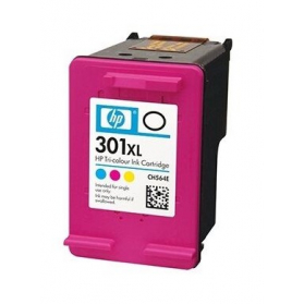 Cartouche HP 301 XL - 3 couleurs, sans emballage ORIGINE