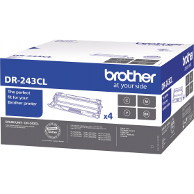 Pack BROTHER DR243CL - 4 Tambours ORIGINE