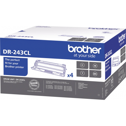 Pack BROTHER DR243CL - 4 Tambours ORIGINE