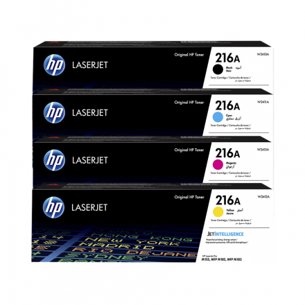 Pack HP 216A - 4 Toners ORIGINE pas cher