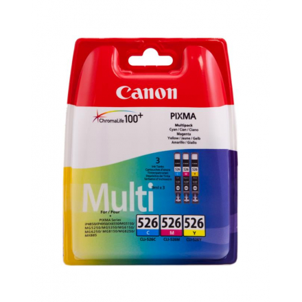 Pack CANON 526 - 3 cartouches ORIGINE