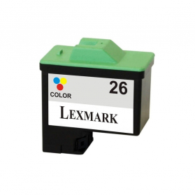 Cartouche LEXMARK 26 - 3 couleurs, sans emballage ORIGINE