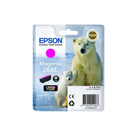 Cartouche EPSON 26 XL - Magenta ORIGINE