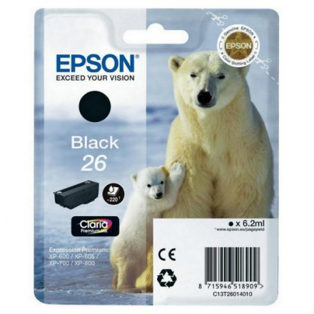 Cartouche EPSON 26 - Noir ORIGINE