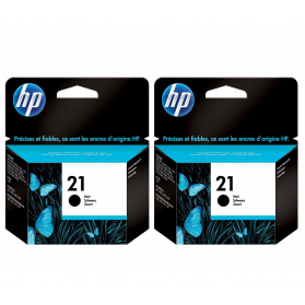 Pack HP 21 x2 - Noir ORIGINE