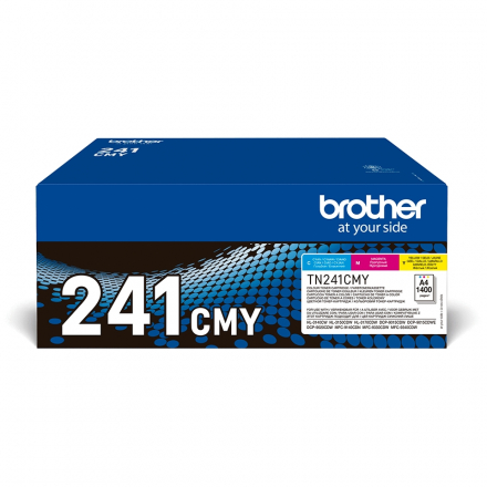 Pack BROTHER TN241 - 3 toners ORIGINE