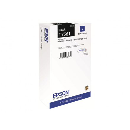 Cartouche EPSON T7561 - Noir ORIGINE