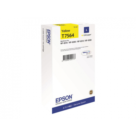 Cartouche EPSON T7564 - Jaune ORIGINE