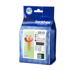 Pack BROTHER LC3213 - 4 cartouches ORIGINE