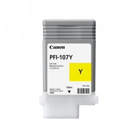 Cartouche CANON PFI107 - Jaune ORIGINE
