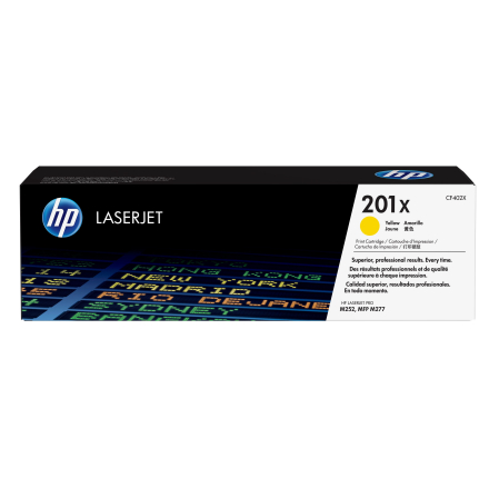 Toner HP 201X - Jaune ORIGINE