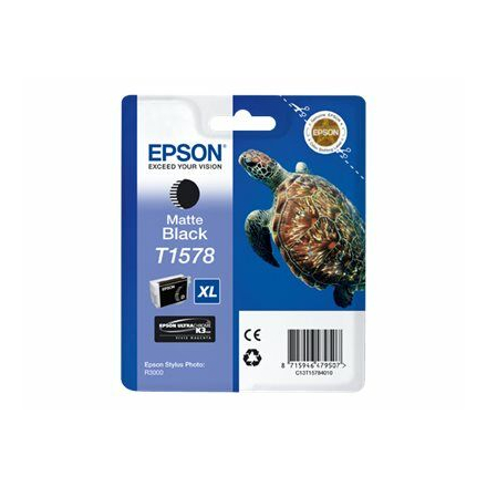 Cartouche EPSON T1578 - Noir mat ORIGINE Cartouche EPSON T1578 - Noir mat ORIGINE