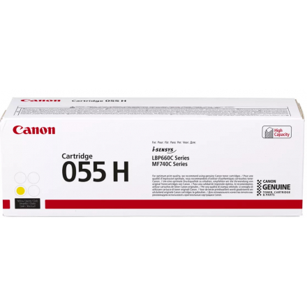 Toner CANON 055H - jaune ORIGINE