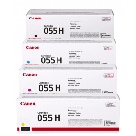 Pack CANON 055H - 4 toners ORIGINE