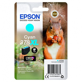 Cartouche EPSON 378 XL - Cyan ORIGINE