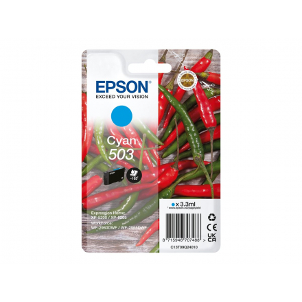 Cartouche EPSON 503 - Cyan ORIGINE