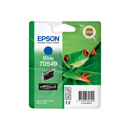 Cartouche Epson T0549 Bleu origine