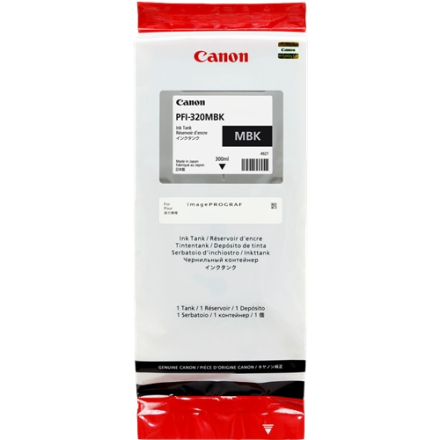 Cartouche CANON PFI320 - Noir mat ORIGINE