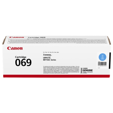 Toner Canon 069 - Cyan ORIGINE