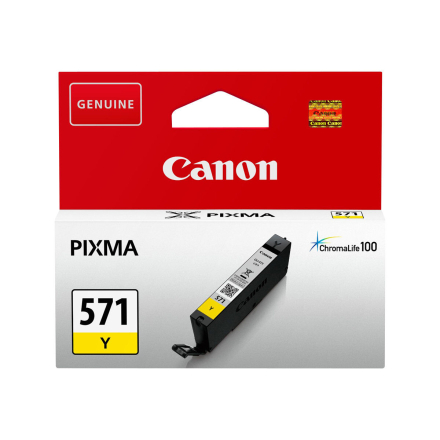 cartouche-canon-571-jaune-origine-photo